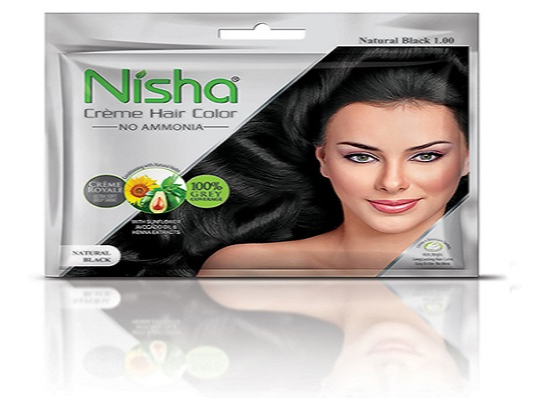 Nisha Crème Hair Color Natural Black